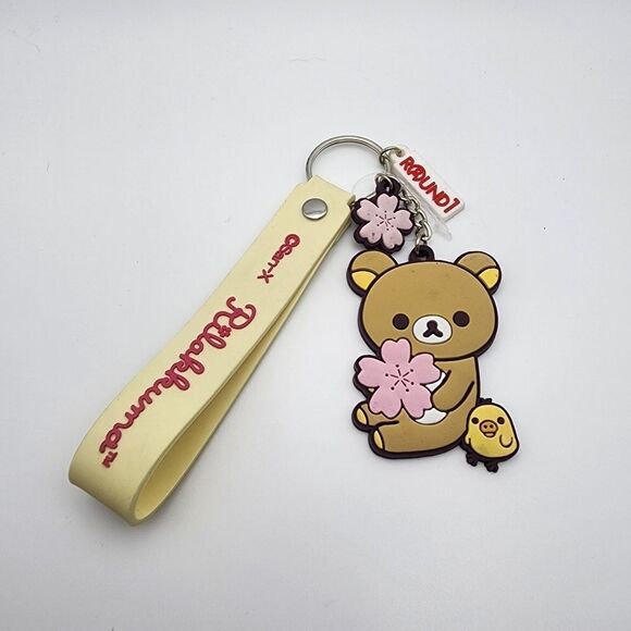 Rilakkuma & Kiiroitori Wrist Keychain - Picture 1 of 2